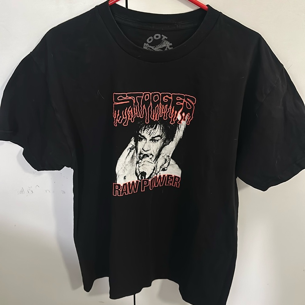The Stooges raw power t shirt Iggy Pop size large